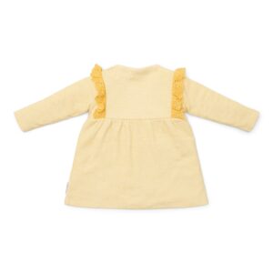 Jurkje lange mouw Warm Yellow check