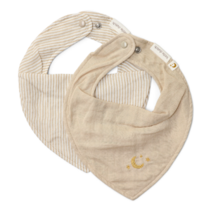 Bandana slab set van 2 – Pure Soft Beige