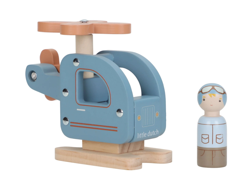 Houten helikopter FSC