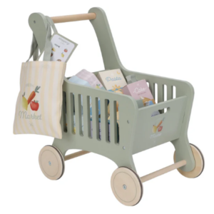 Houten winkelwagen FSC