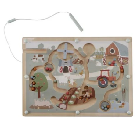 Magnetisch doolhof - Meerkleurig - Little Farm