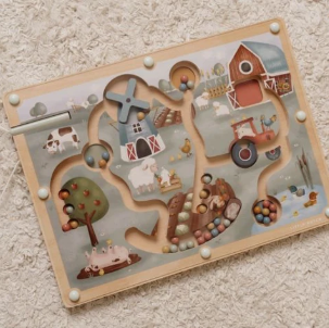 Magnetisch doolhof - Meerkleurig - Little Farm
