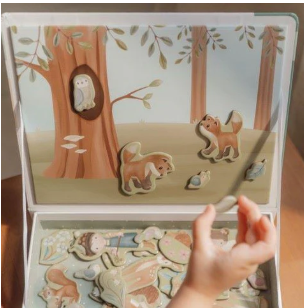 Magnetisch speelbord - Forest Friends FSC