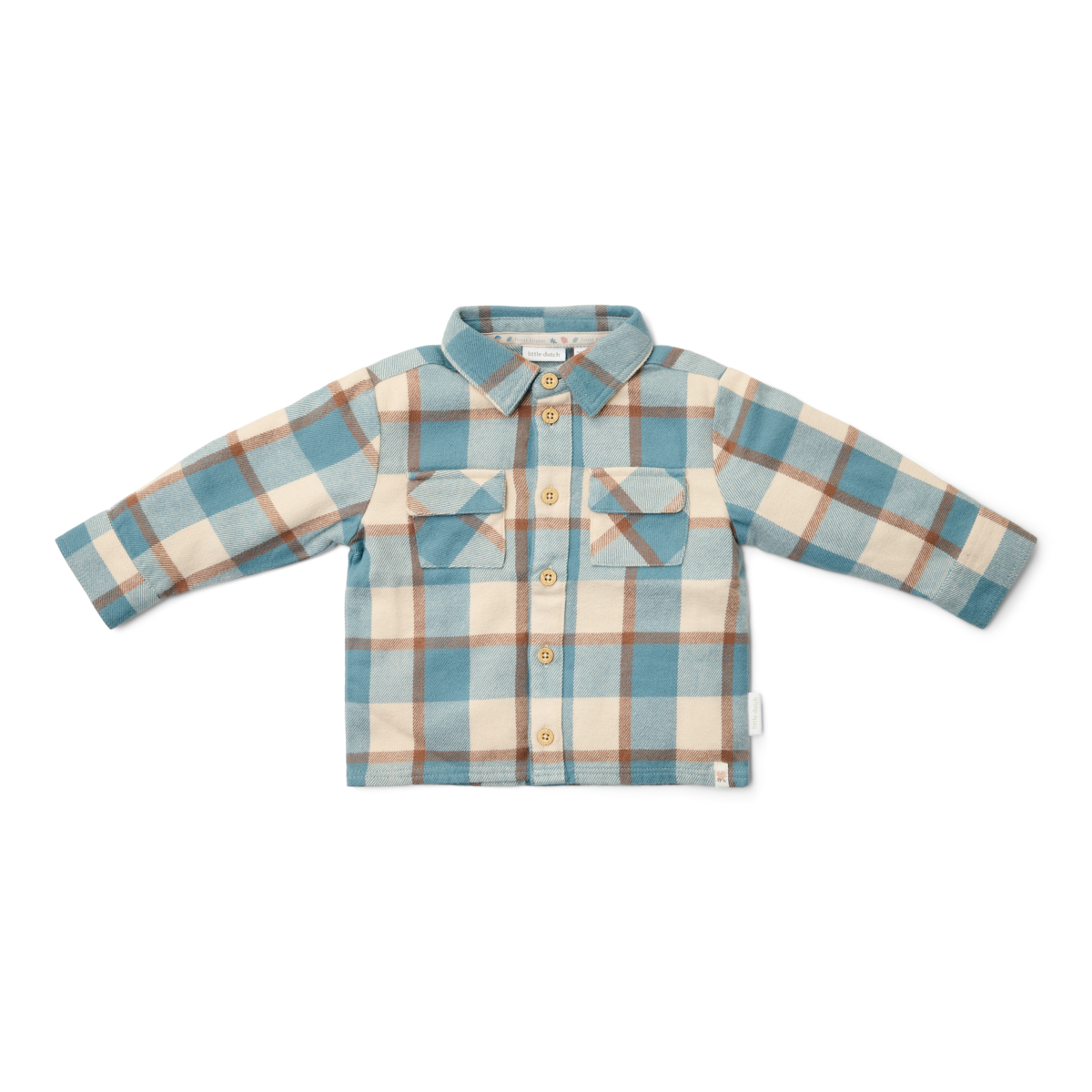 Overhemd Stone Blue Check