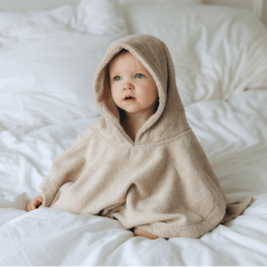 Poncho Sandstone beige