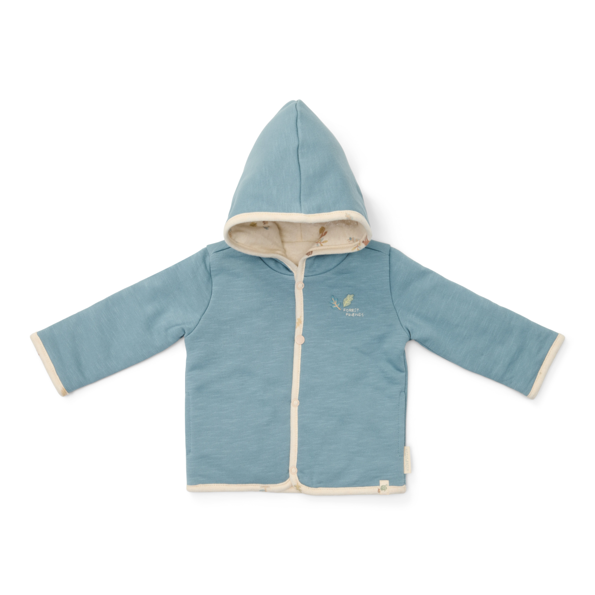 Reversible jasje Stone Blue
