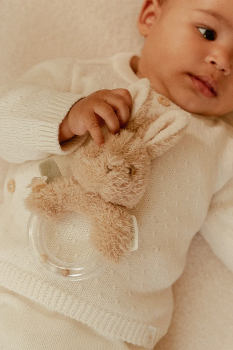 Ringrammelaar - Beige - Newborn Naturals