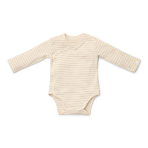 Romper overslag lange mouw Soft Beige Stripe – 44