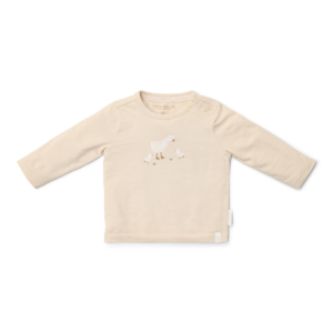 T-shirt lange mouw Sand