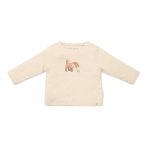T-shirt lange mouw Sand melee