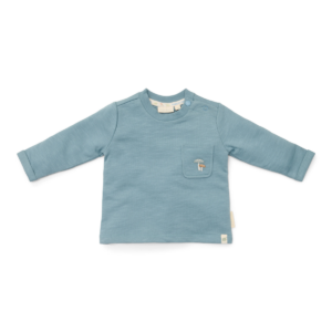 T-shirt lange mouw Stone Blue