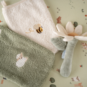 Washandjes set geborduurd – Little Farm