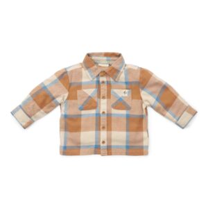 Blouse Ice blue check