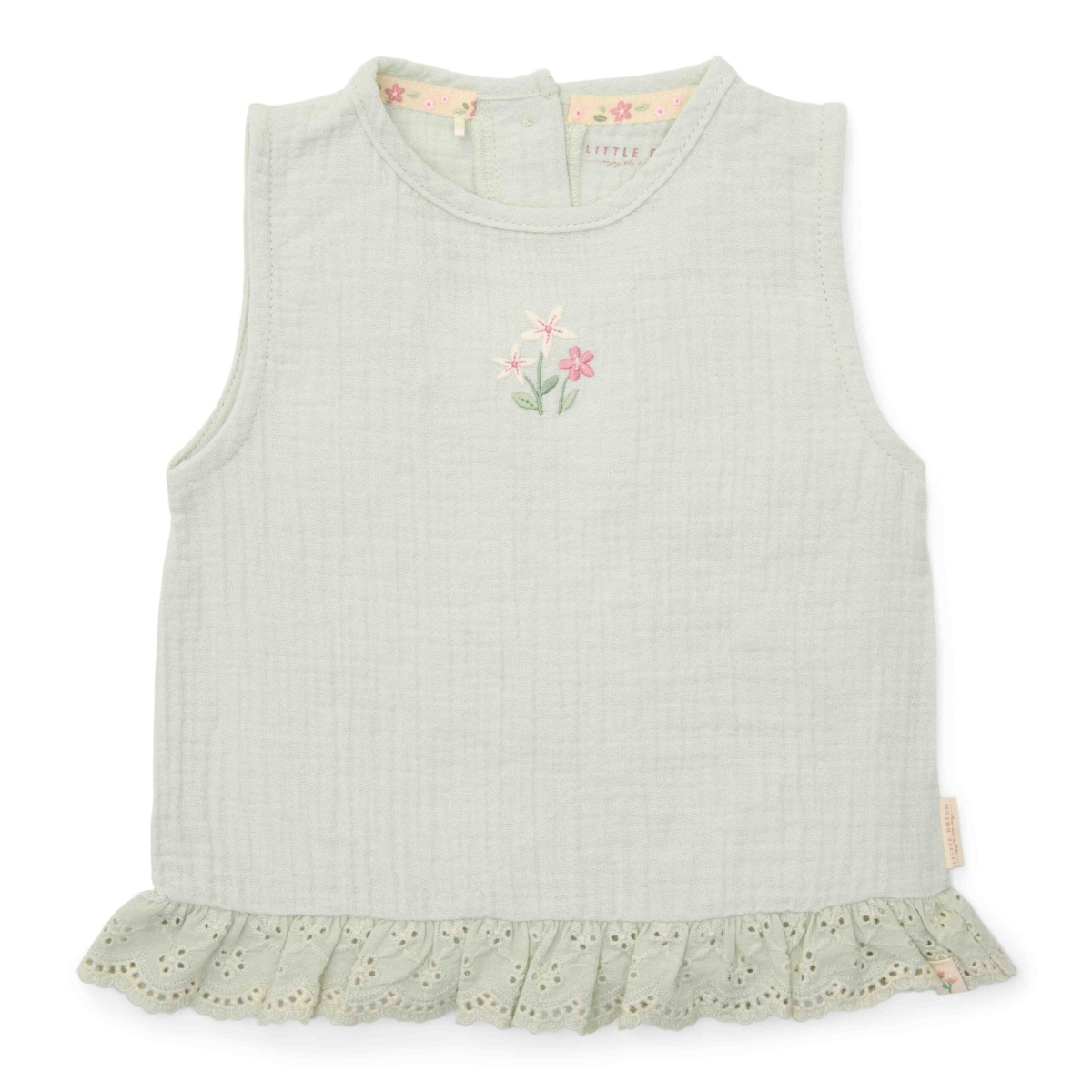 Blouse mouwloos Fairy Mint