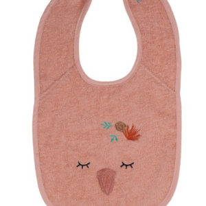 Blush & Blossom – Terry Cloth Bib – Swan Ivy