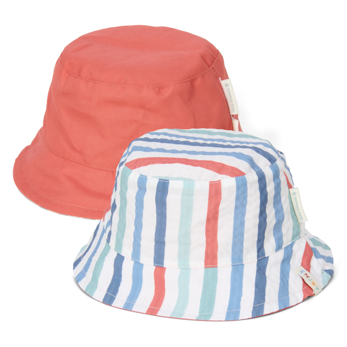 Bucket hat omkeerbaar Stripes Multi-colour
