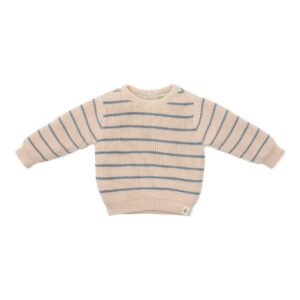 Gebreide trui Ice Blue Stripe