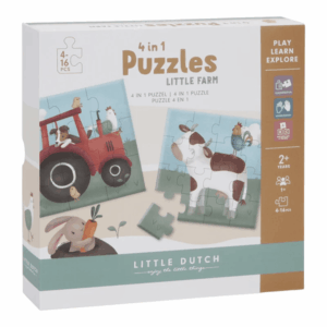 Little Dutch “4 in 1 puzzel Little Farm FSC”