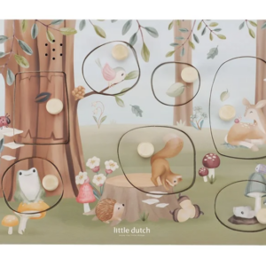 Little Dutch “Geluidenpuzzel hout – Forest Friends FSC”