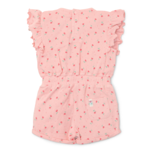 Playsuit Sunny Flowers Blush Pink