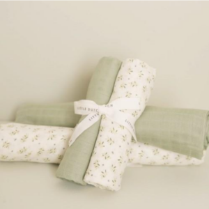 Swaddle doek hydrofiel 120 x 120 Sage