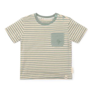 T-shirt korte mouw Forest Green Stripe