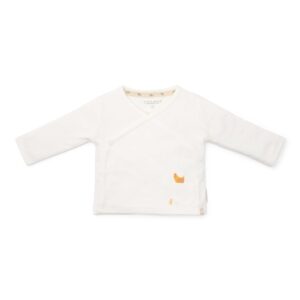 T-shirt overslag lange mouw Off white