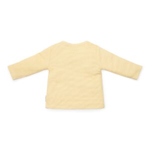 T-shirt overslag lange mouw Warm Yellow check
