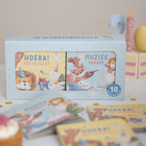 Uitdeelboekjes – Hoera! Het is feest & Muziekparade