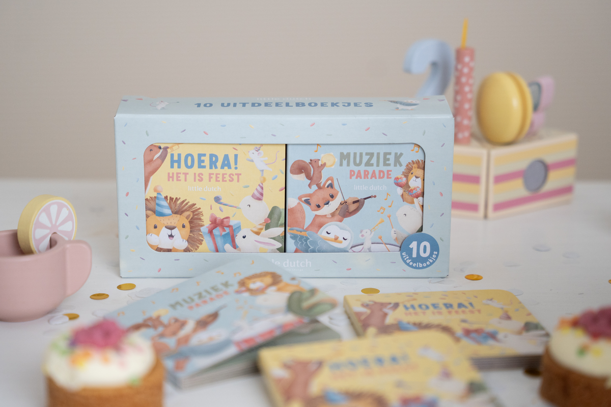 Uitdeelboekjes - Hoera! Het is feest & Muziekparade
