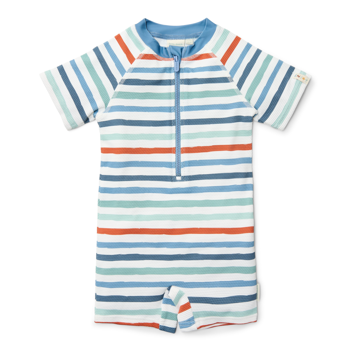Zwempak korte mouwen Stripes Multi-colour
