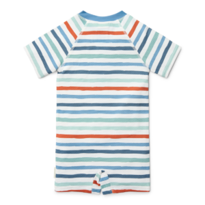 Zwempak korte mouwen Stripes Multi-colour