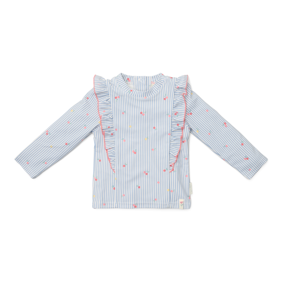 Zwemshirt lange mouwen Sunny Flowers Blue