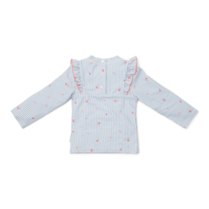 Zwemshirt lange mouwen Sunny Flowers Blue
