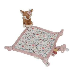 Knuffeldoekje print Hert – Roze – Fairy Garden