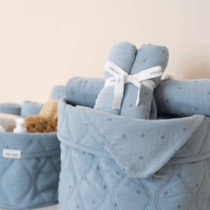 Swaddle doeken hydrofiel 70 x 70 Pure denim blue
