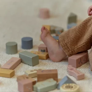 Little Dutch “Houten Bouwblokken – Safari Friends FSC”