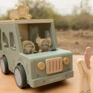 Little Dutch “Vormenstoof Safari Auto – Safari Friends FSC”
